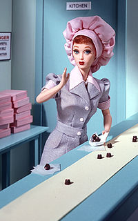 i love lucy chocolate factory doll